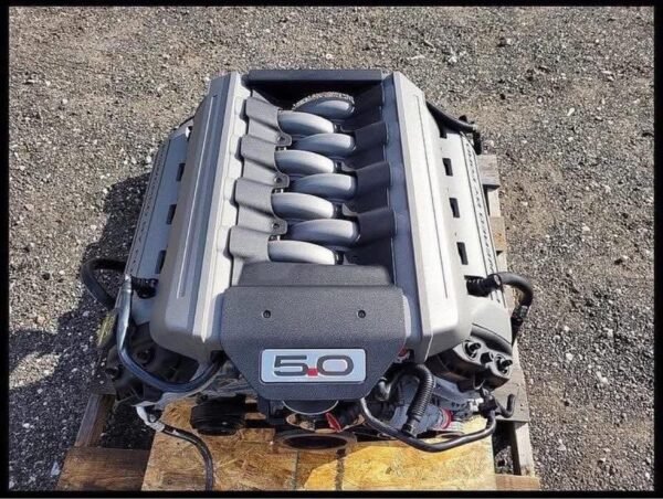 2012 Ford Mustang GT coyote engine.