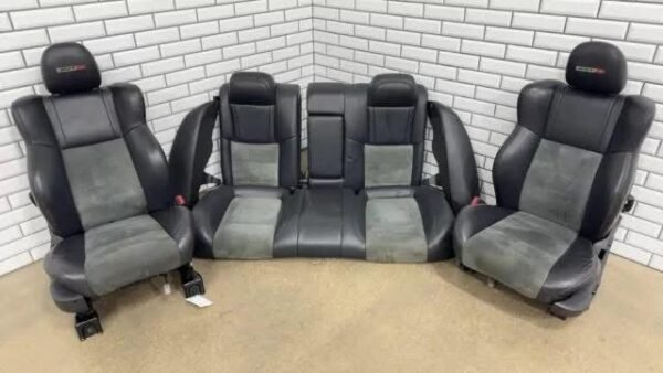 Dodge Charger SRT-8 OEM Leather/Suede Heated Seat Set Front/Rear