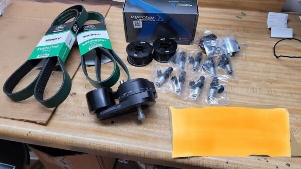 2020 GT500 pulleys, 1050x injectors, whipple tensioner and belts