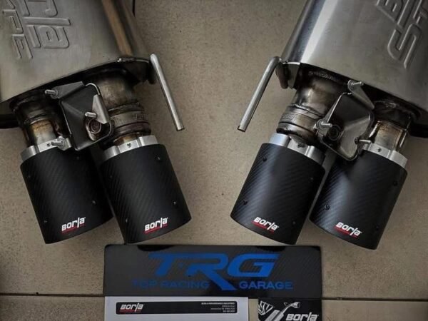Borla exhaust S Type for Ford Mustang GT 2018-2020 with Carbon Fiber Exhaust Tip - Image 4