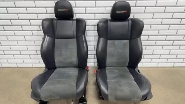 Dodge Charger SRT-8 OEM Leather/Suede Heated Seat Set Front/Rear - Image 2