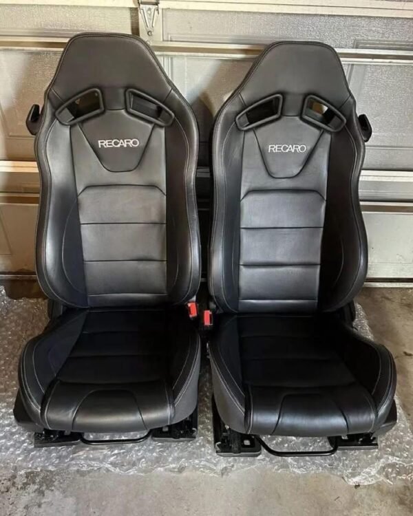 Ford Mustang Oem Recaro Black Leather Seats 2015-2019