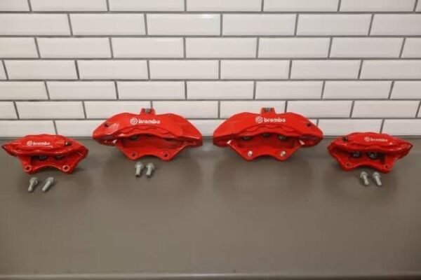 Dodge Challenger/Charger Hellcat 6 Piston Brake Caliper Set (Red) - Image 2