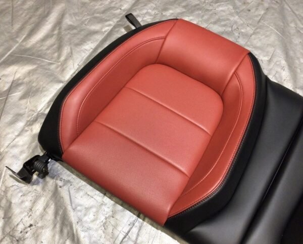 2015-2020 Mustang OEM red leather rear seats (coupe) – Excellent condition, direct bolt-in! - Image 7