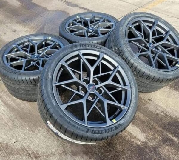 19” Ford Mustang Mach 1 GT Performance OEM wheels rims tires Gray 2021 2022 NEW - Image 3
