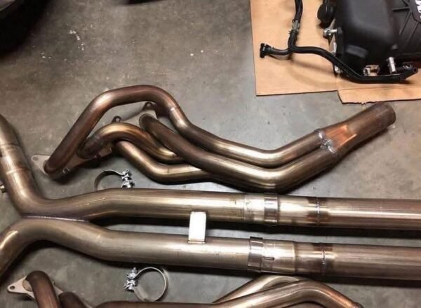 Texas speed long tube headers, Catless connect pipes X-pipe - Image 4
