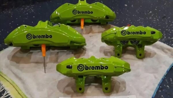 Gt350 & Gt350R brembo professional power coated sub line green