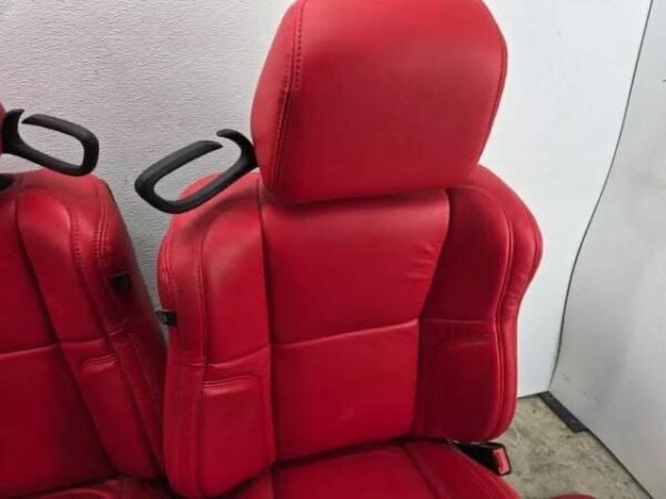 Dodge Challenger R/T Shaker 15-23 Custom Red Interior Leather Door Panel Seats - Image 13
