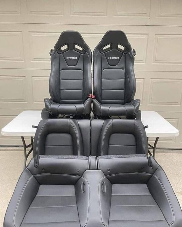 FORD MUSTANG OEM RECARO BLACK LEATHER SEATS