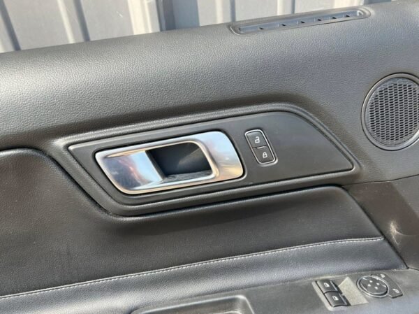2018-2022 Mustang GT V6 EcoBoost LH RH Premium Leather Insert Door Panels Pair - Image 3
