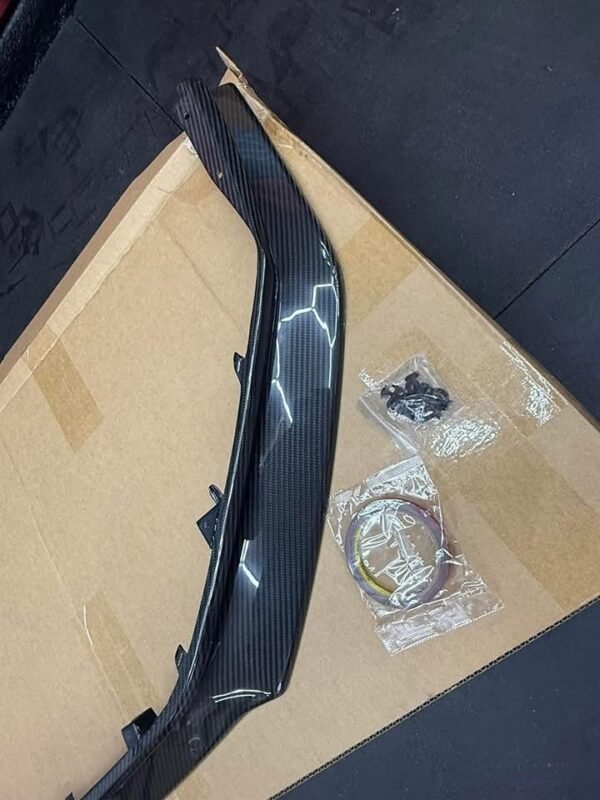 Ford Mustang Dark Horse Factory CARBON FIBER Front Bumper Lip Splitter Ground Effects🔥🔥 - Image 4