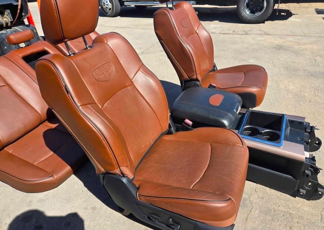 "2013-2018 Ram 1500-3500 Longhorn Complete Interior - Seats, Panels, Console" - Image 9