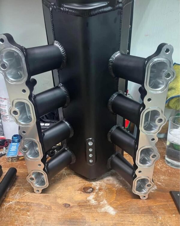SNIPER EFI FABRICATED RACE SERIES INTAKE MANIFOLD - 2011-14 FORD 5.0L COYOTE -BLACK - Image 8