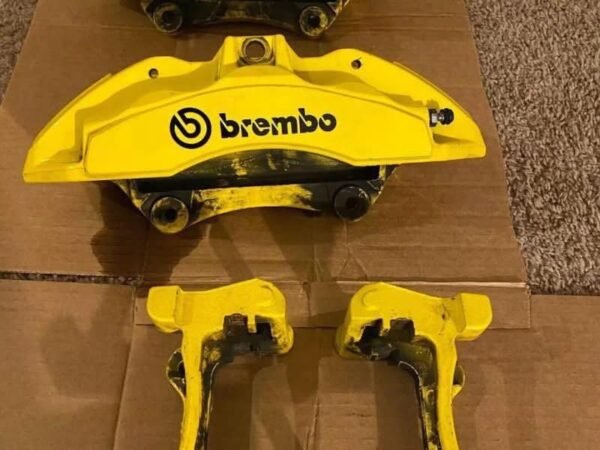 Yellow Brembo Brakes Front & Back Calipers - Image 3