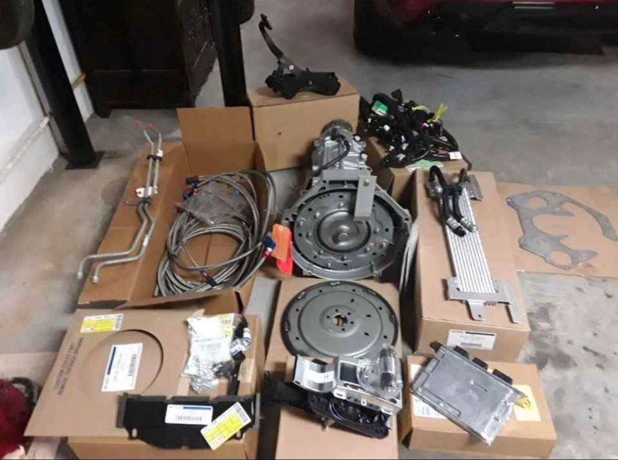 Mustang GT Manual to Automatic Transmission conversation kit.