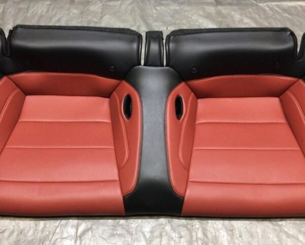 2015-2020 Mustang OEM red leather rear seats (coupe) – Excellent condition, direct bolt-in! - Image 3