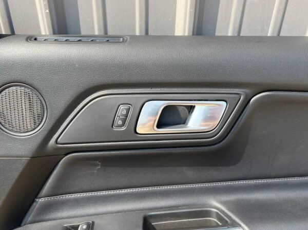 2018-2022 Mustang GT V6 EcoBoost LH RH Premium Leather Insert Door Panels Pair - Image 8