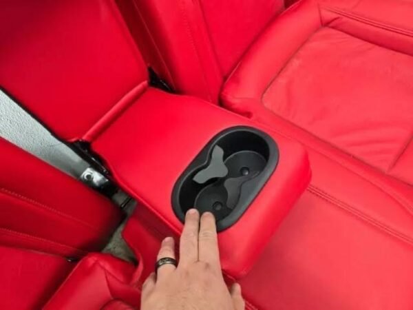 Dodge Challenger R/T Shaker 15-23 Custom Red Interior Leather Door Panel Seats - Image 8