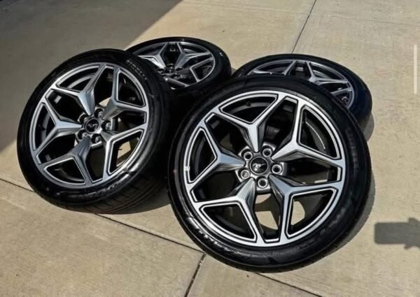 Mustang Wheels and Tires - Brand New (2025 Takeoffs) 2025 Ford Mustang 19" Performance Package Wheels & Tires - Set of 4 - Image 4