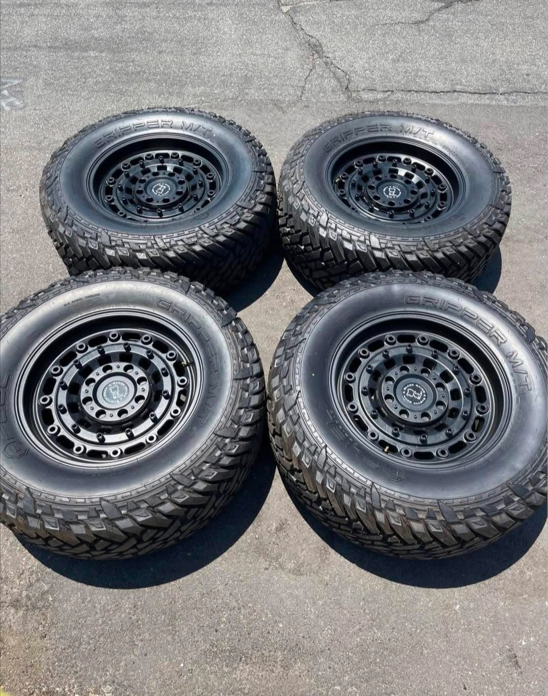 20" Black Rhino Arsenal Wheels & 37" Fuel Gripper M/T Tires"