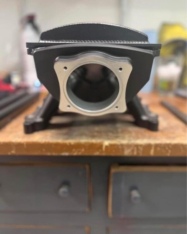 SNIPER EFI FABRICATED RACE SERIES INTAKE MANIFOLD - 2011-14 FORD 5.0L COYOTE -BLACK - Image 3