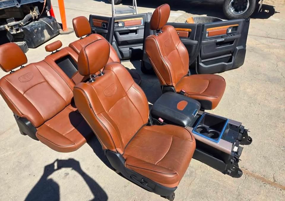 "2013-2018 Ram 1500-3500 Longhorn Complete Interior - Seats, Panels, Console" - Image 3