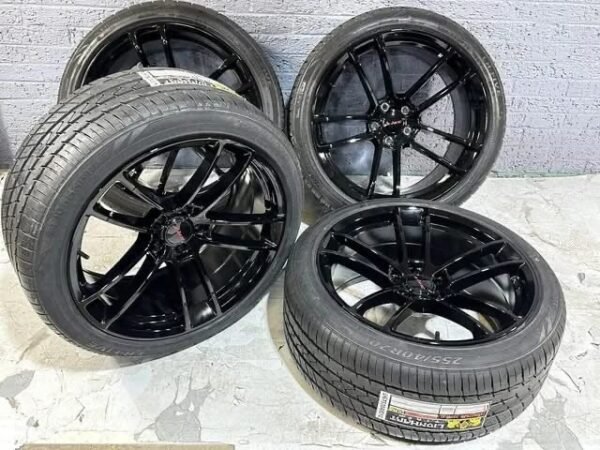 20x9.5 20x11 GLOSS BLK SRT HELLCAT WHEELS TIRES CHARGER CHALLENGER RED EYE 392