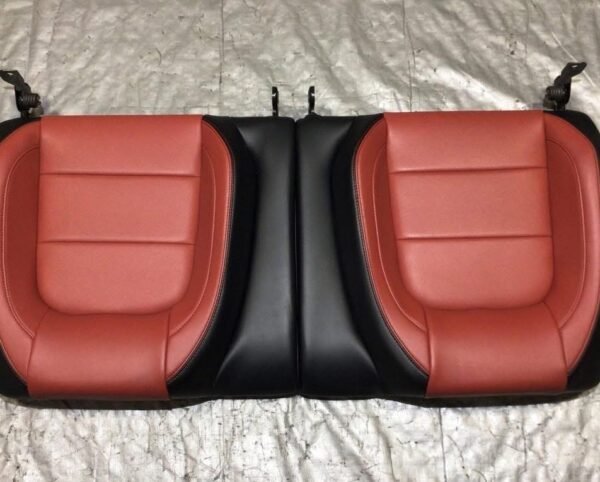 2015-2020 Mustang OEM red leather rear seats (coupe) – Excellent condition, direct bolt-in! - Image 6