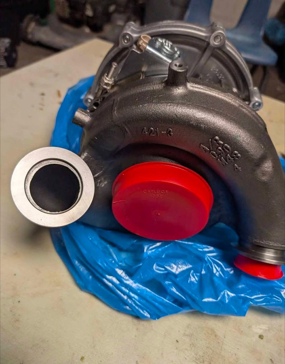 "Brand New Diesel Turbo for 2017-2025 Ford F-250/350/450 - Part # HC4Q-9G438-AD" - Image 3