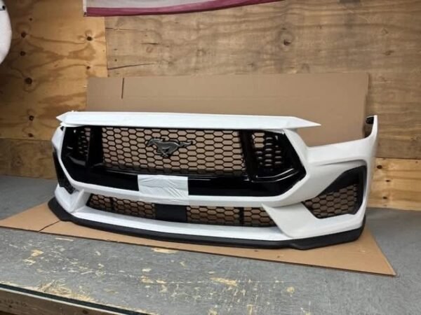 OEM Take Off 2024-2025 Ford Mustang GT S650 Front Bumper Cover OXFORD WHITE - Image 4
