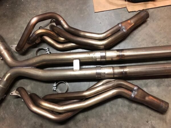 Texas speed long tube headers, Catless connect pipes X-pipe - Image 2