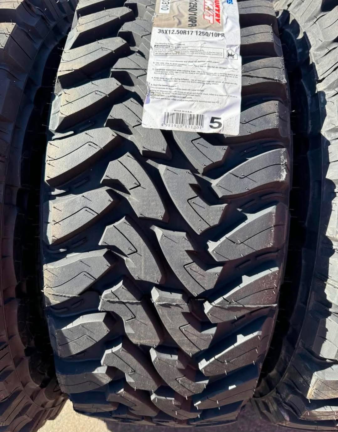 Set of 5 Brand New Toyo Open Country MT 35/12.50/17 Tires" - Image 6