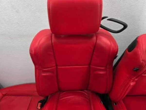Dodge Challenger R/T Shaker 15-23 Custom Red Interior Leather Door Panel Seats - Image 10