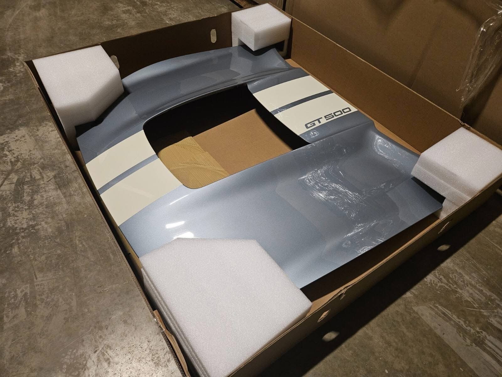 Ford Mustang GT S550 Front Hood Shell Magnetic Grey Paint J7 2741 - Image 10