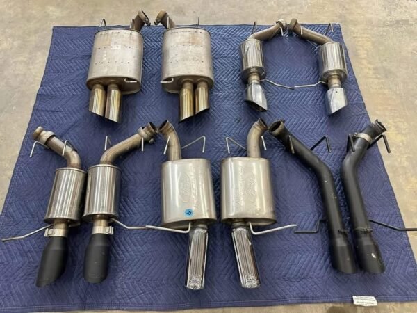 Several sets of axlebacks removed from 11-14 Mustang GTs.