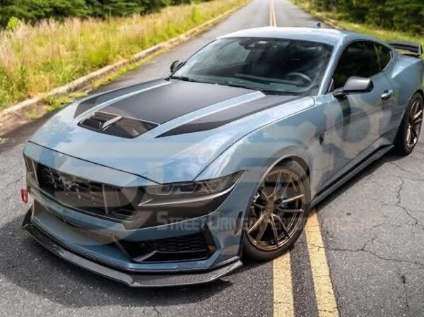 Ford Mustang Dark Horse Factory CARBON FIBER Front Bumper Lip Splitter Ground Effects🔥🔥 - Image 6