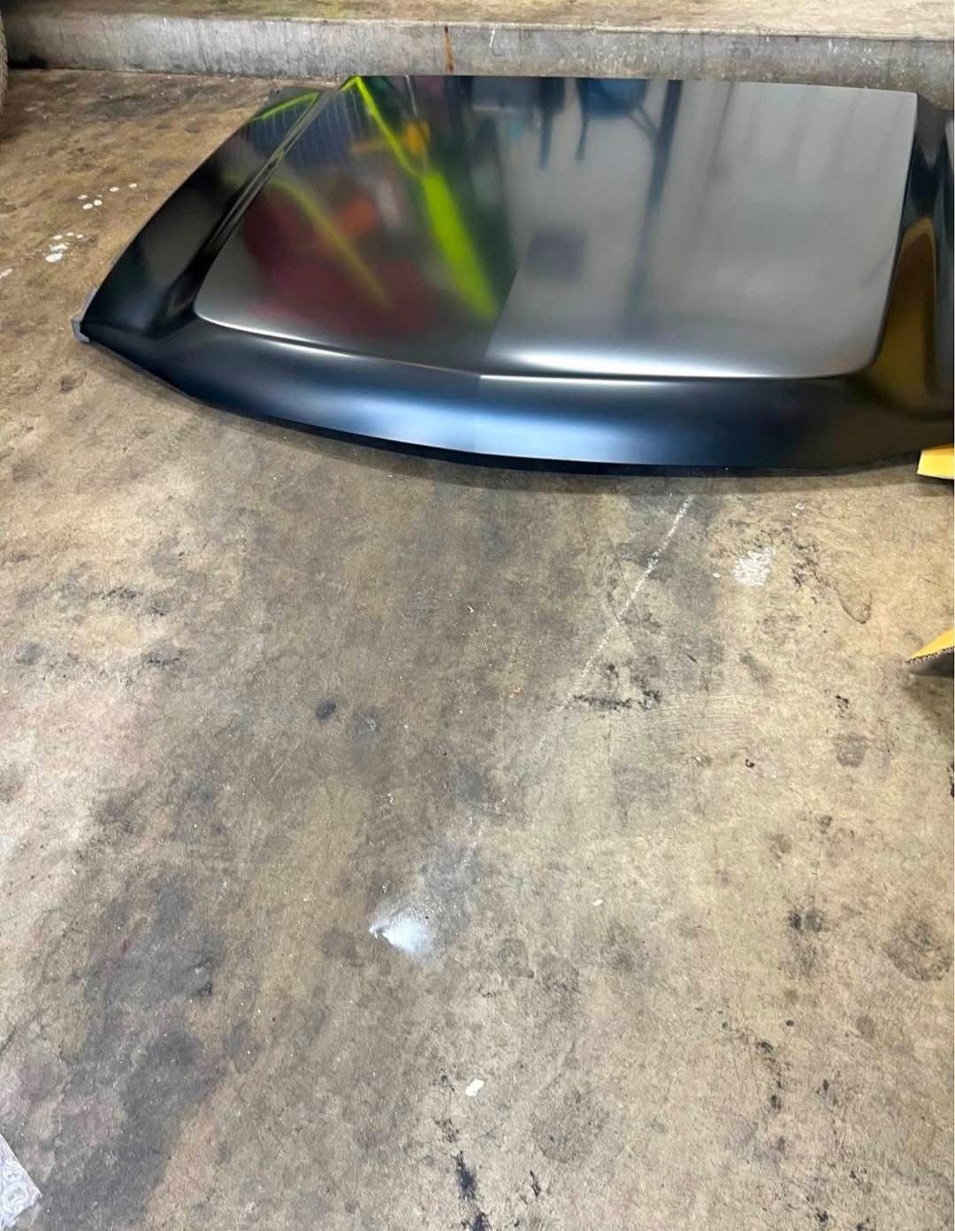 Silverado's Style: 2003-2007 Black HD Hood" - Image 2