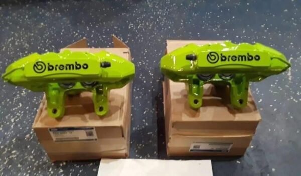 Gt350 & Gt350R brembo professional power coated sub line green - Image 4