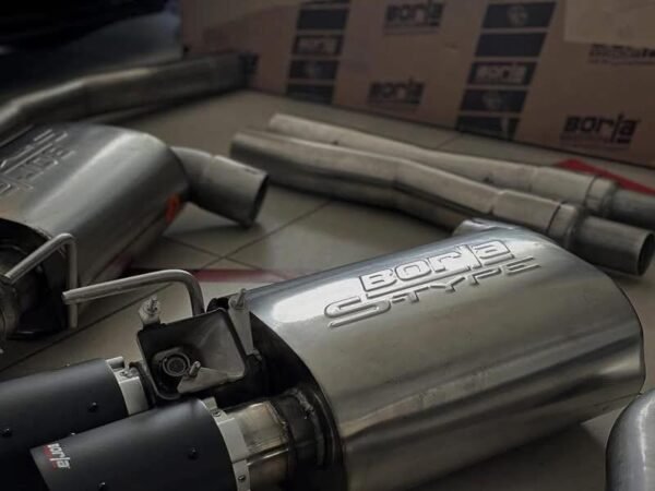 Borla exhaust S Type for Ford Mustang GT 2018-2020 with Carbon Fiber Exhaust Tip - Image 2