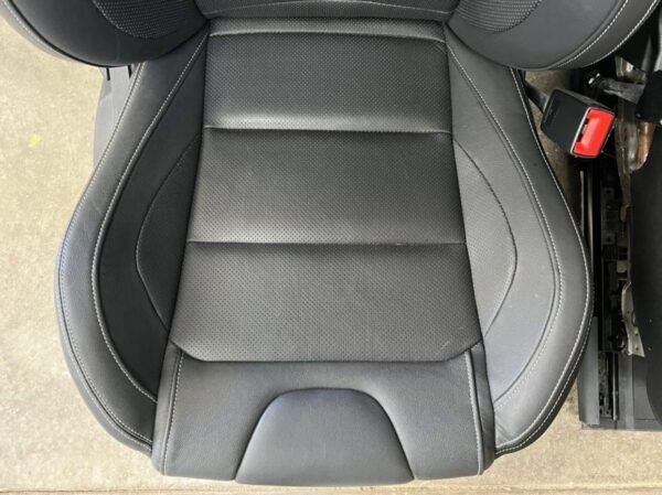 2015-2017 Mustang GT Black Leather Recaro Seats Front Rear - Image 6
