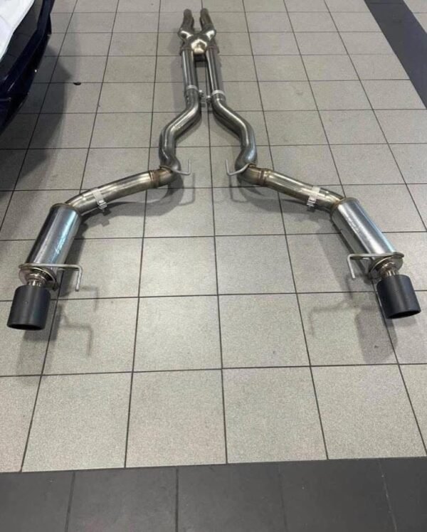 2015-2024 mustang gt magnaflow catback exhaust × pipe and carbon tips - Image 3