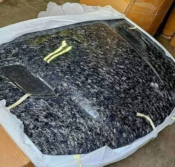Dodge charger Hood full real forged Carbon Fiber redeye SRT style - Image 3