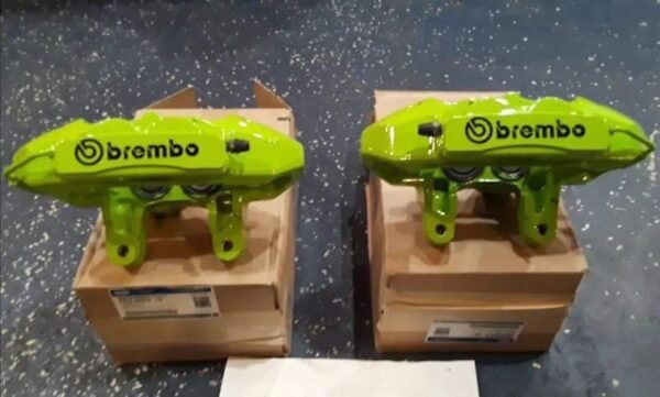 Gt350 & Gt350R brembo professional power coated sub line green - Image 3