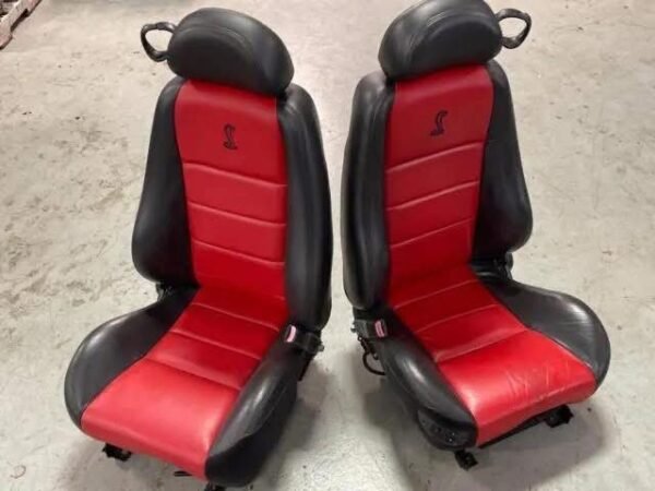 2003 Ford Mustang SVT Cobra 10th Anniversary Front Seats NP - Image 3