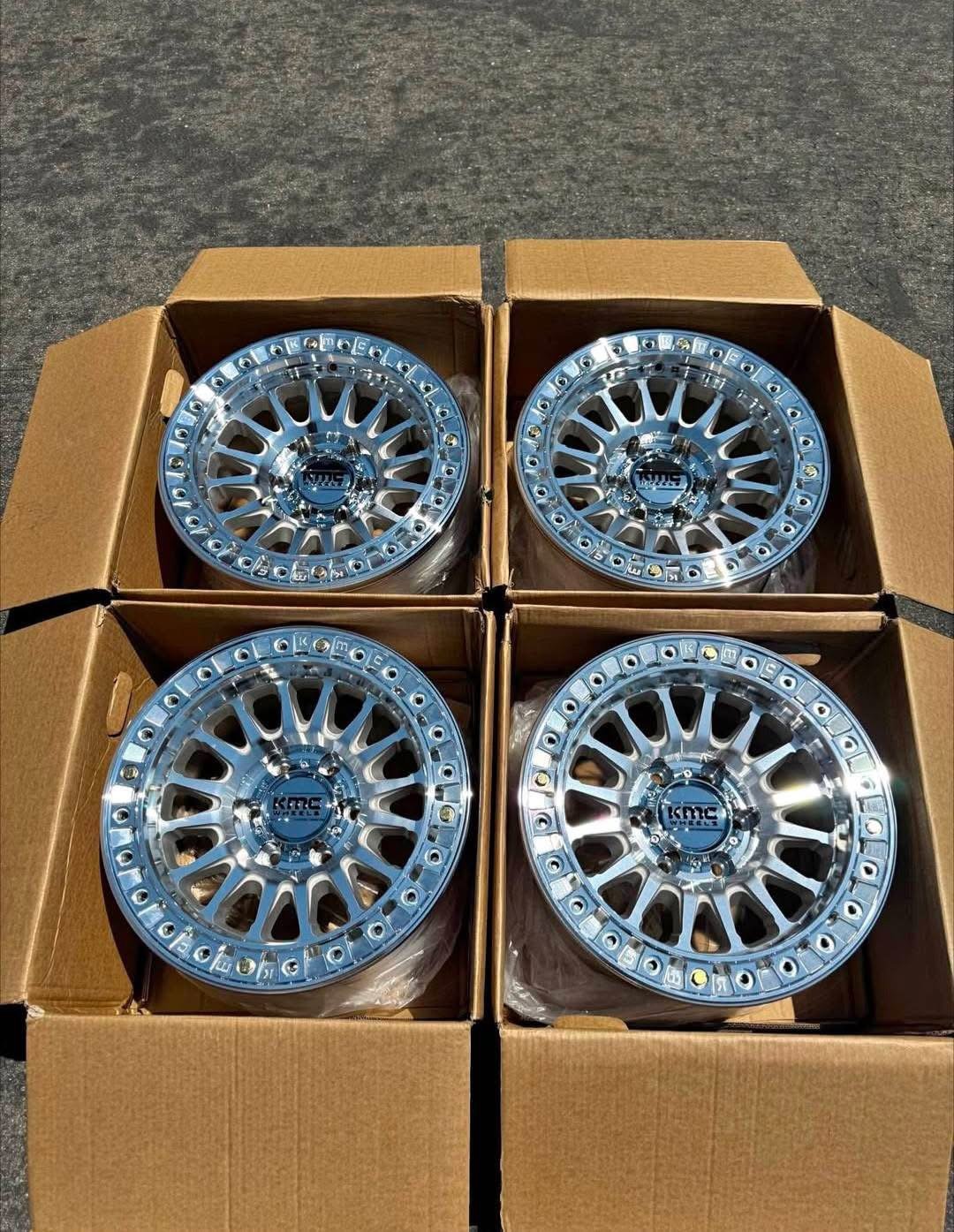 "New KMC IMPACT Forged Beadlock 17” Wheels"