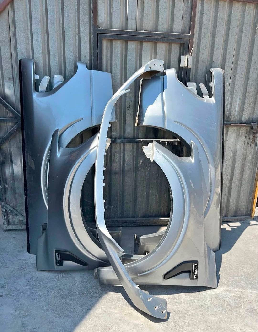 2021-2023 F-150 Fiberglass Custom Valance, Front & Rear Fenders"