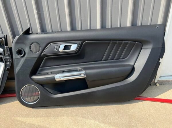 2018-2022 Mustang GT V6 EcoBoost LH RH Premium Leather Insert Door Panels Pair - Image 6