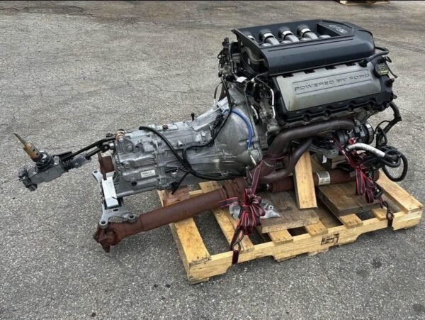 FORD MUSTANG GT GEN 1 COYOTE 5.0 MT-82 2WD ENGINE TRANSMISSION PULLOUT - Image 5