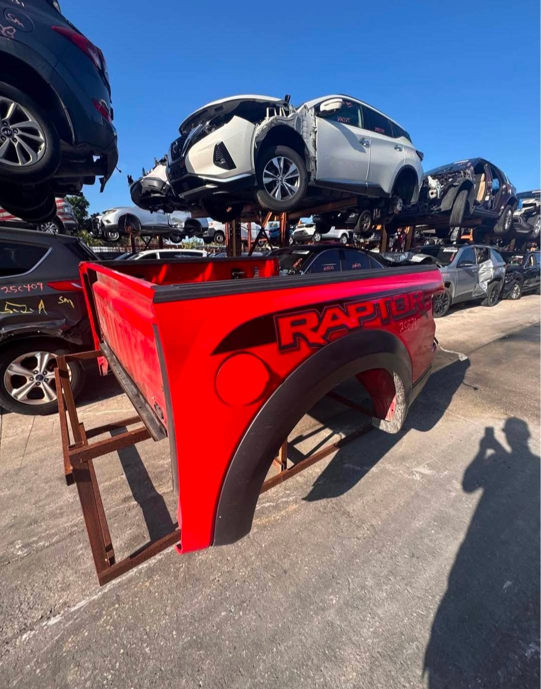 2018 Ford F150 Raptor Gen 2 Bed with Wheel Molding - Race Red - Image 7