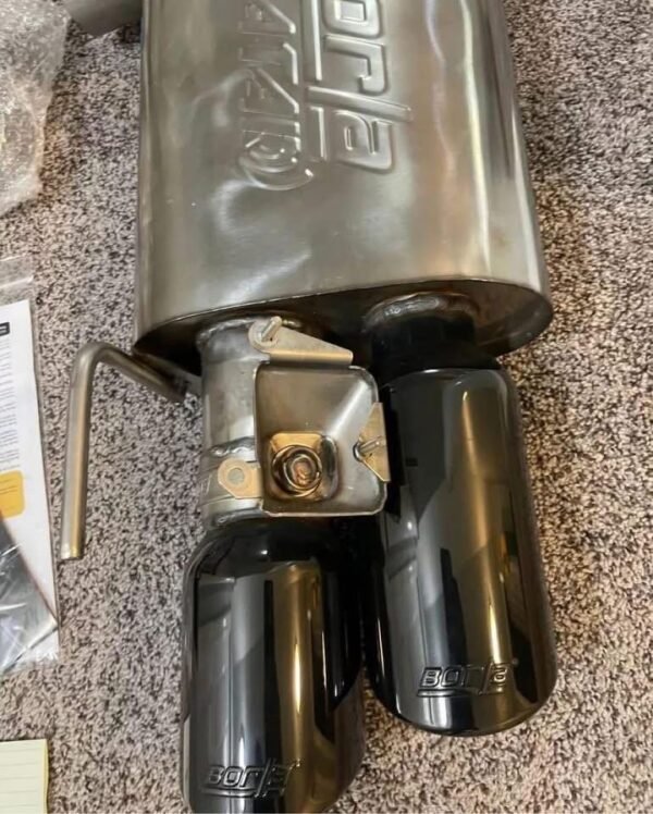 Borla ATAK Cat-Back (Active) w/Black Chrome Tips Brand New - Image 4
